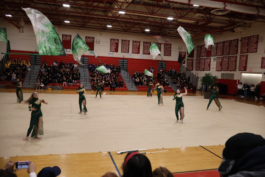 Masuk Color Guard Spins for&nbsp;Silver